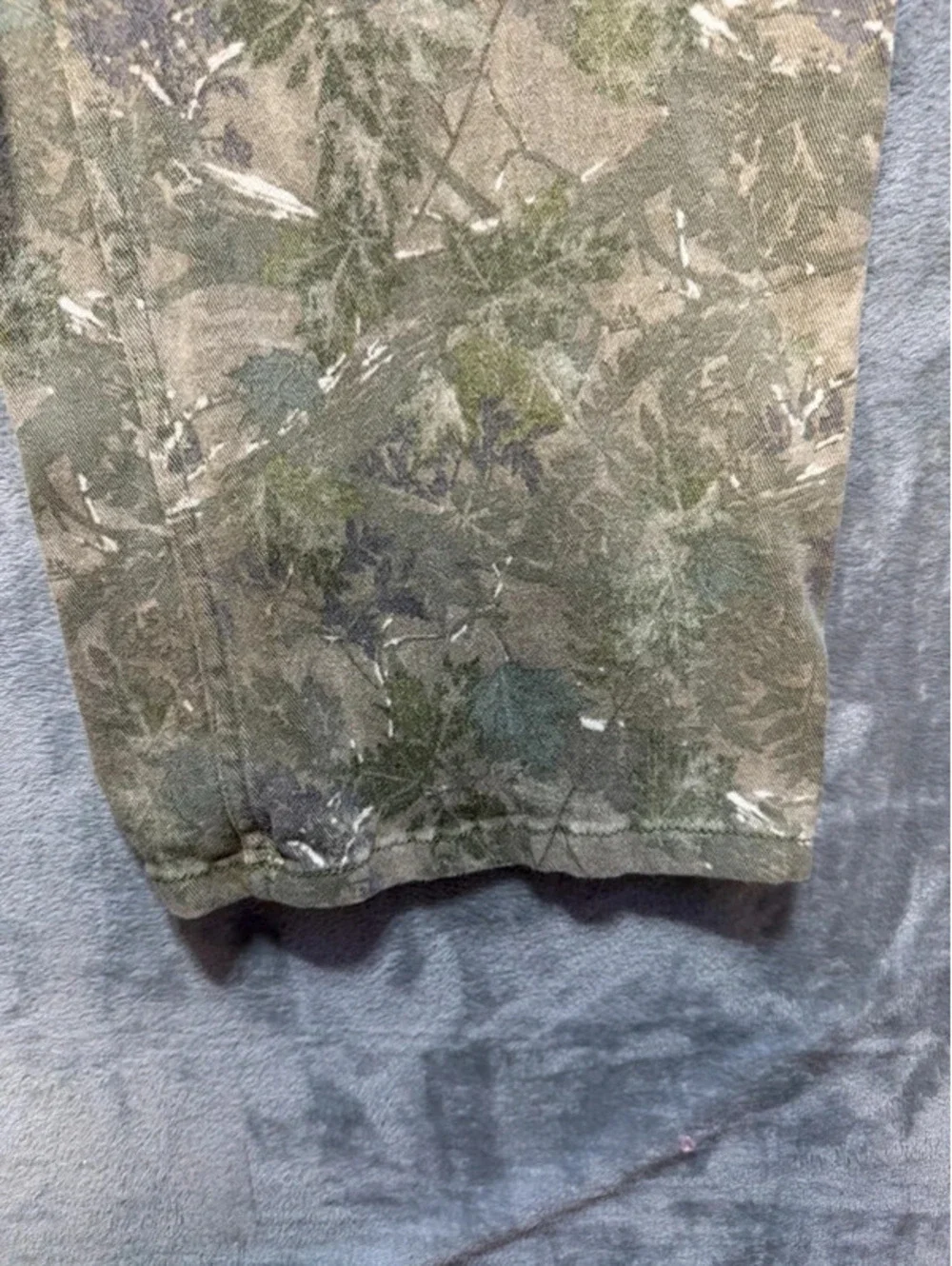 CALI 1850 Womens Camo Wide Leg Pants Camouflage Stretch Size 7